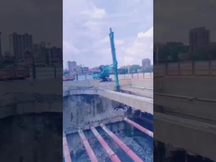 Телескопическая рука экскаватора с тремя секциями