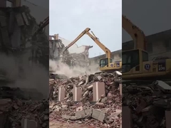 65-тонный экскаватор-разрывник в коробке экскаватор типа