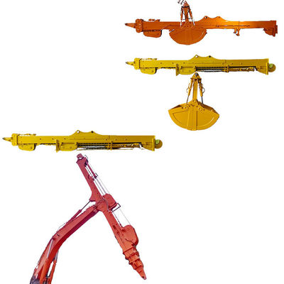 BS900E Digger Telescopic Dipper Arm With Clamshell Bucket Высокоэффективный