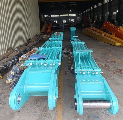 Прочный 20-45-тонный экскаватор, 18-метровая двухсекционная демонтажная стрела для работ по сносу зданий, навесное оборудование для экскаватора Q355B