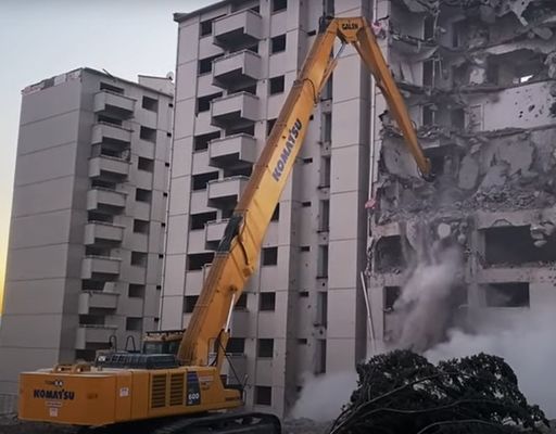 6-8тонная бум-экскаватор для сноса зданий