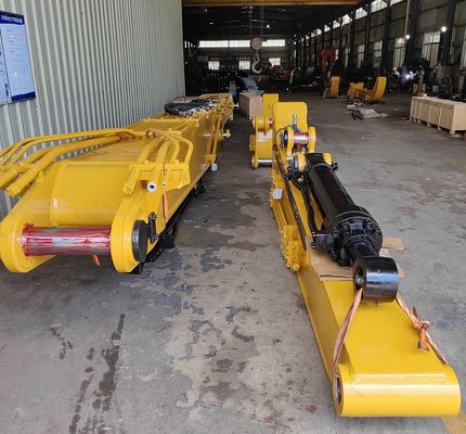 Cheap 45-70 Ton Excavator Pile Driving Boom Machinery for 18M Sheet Pile Vibro Hammer Optional CAT349 CAT350 CAT352 CAT365