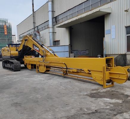 High-Reach Excavator Telescopic Arm | Deep Pit Excavation & Grab Attachments