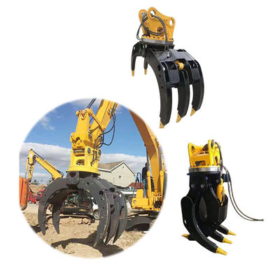 Предоставление OEM-услуг: гидравлический грейфер с поворотом на 360 градусов и 2 цилиндрами