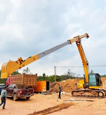 Многослойный укрепленный экскаватор телескопическая рука для кошек Hitachi Komatsu