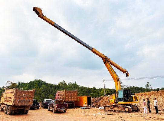 Многослойный укрепленный экскаватор телескопическая рука для кошек Hitachi Komatsu