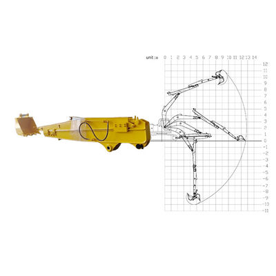 Сдвижная рука экскаватора для глубокого копания для кошек Hitachi Komatsu Kato
