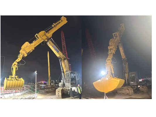 Телескопическая экскаватор BS900E проволочная веревка с сварочными персонализированными приспособлениями