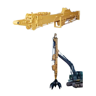 Телескопическая рука экскаватора с буфетом для копания
