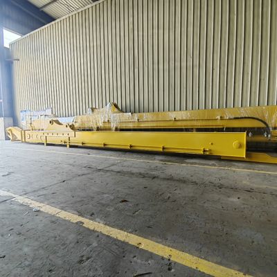 Прочная конструкция двухсекционной телескопической стрелы для глубокого копания