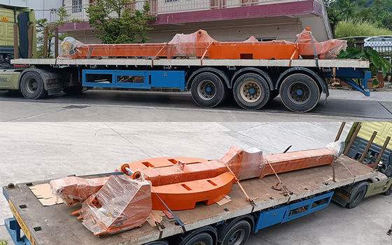 Экскаватор с удлиненной стрелой и рукоятью 14м 16м 18м