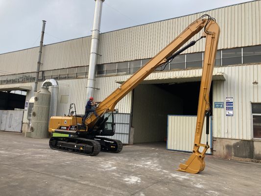 Прочный 20-45-тонный экскаватор, 18-метровая двухсекционная демонтажная стрела для работ по сносу зданий, навесное оборудование для экскаватора Q355B