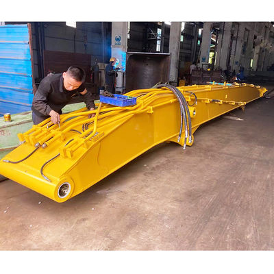 Прочный 20-45-тонный экскаватор, 18-метровая двухсекционная демонтажная стрела для работ по сносу зданий, навесное оборудование для экскаватора Q355B