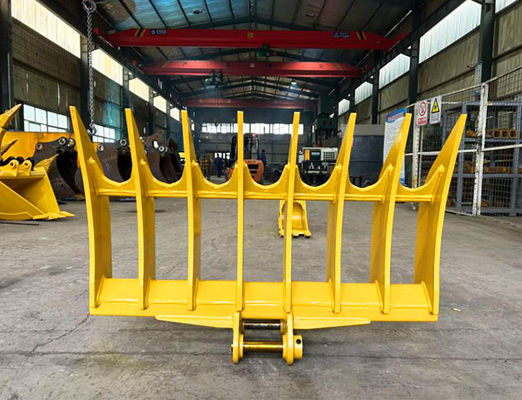 High Quality Customized 6-25Ton Excavator Root Rake Bucket Attachment for Construction and Farm Industries