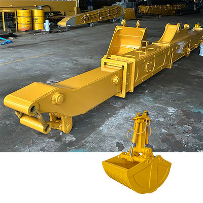 Телескопическая рука экскаватора с ведрой 14 м 16 м 18 м