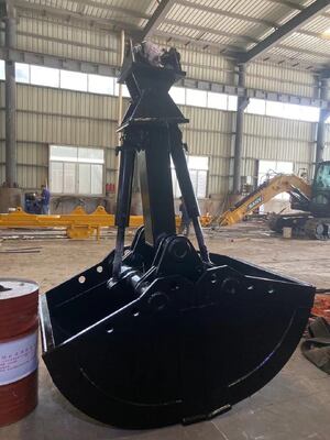 Присоединения экскаватора 1-1.5cbm Clamshell Grab Bucket, Shell Bucket, Hydraulic Clamshell Excavator Bucket для экскаватора весом 20-30 тонн
