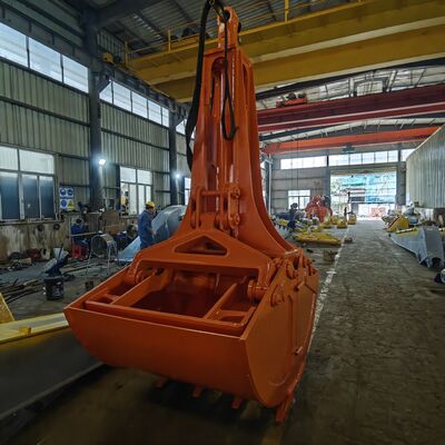 Присоединения экскаватора 1-1.5cbm Clamshell Grab Bucket, Shell Bucket, Hydraulic Clamshell Excavator Bucket для экскаватора весом 20-30 тонн