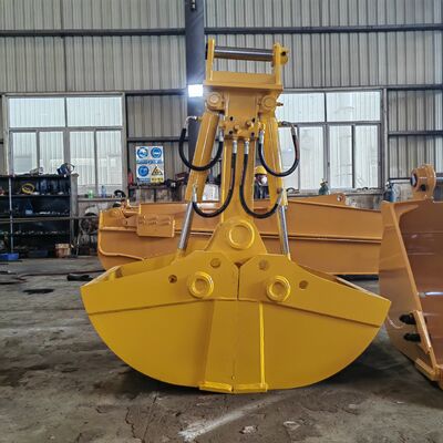 Присоединения экскаватора 1-1.5cbm Clamshell Grab Bucket, Shell Bucket, Hydraulic Clamshell Excavator Bucket для экскаватора весом 20-30 тонн