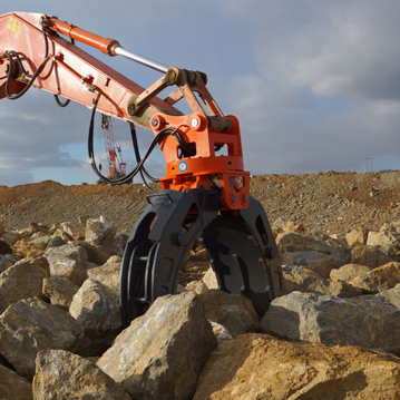 360 Degree Rotating Hydraulic Orange Peel Grapple Hydraulic Grapples Construction Machinery Parts Rock Grapple