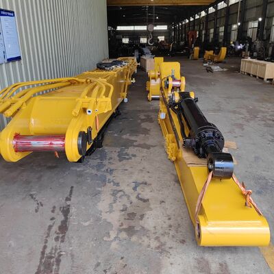 Высокопрочная гидравлическая стрела и рукоять экскаватора 18 м для забивки свай для Sany 650 Doosan 520 для строительства фундаментов