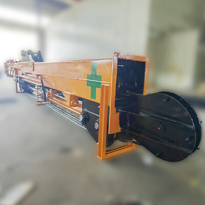 Телескопическая стрела с грейферным ковшом