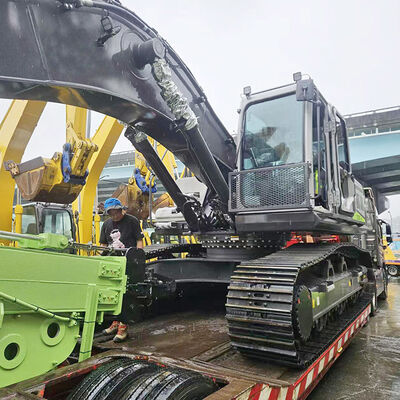 Раствор для глубокой траншеи и классификации склона с телескопической рукой экскаватора большой дальности
