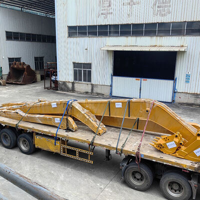 Длинноручная экскаваторная рука с тяжелой каменной хваткой   оптимальное решение для речных набережных и дамб